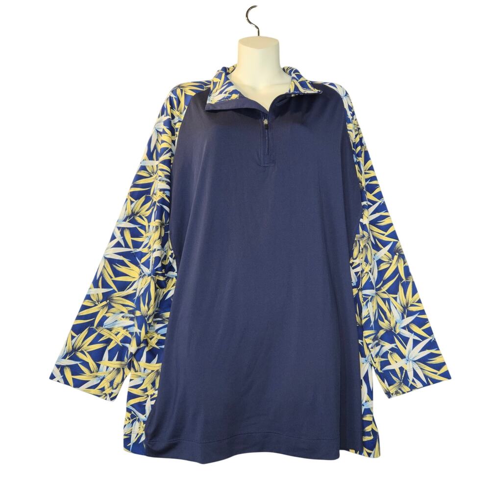 National Since 1952 Women 3X Lightweight Pullover‎ Jacket Stretch Outdoors Artsy
